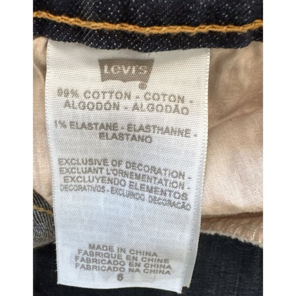 LEVI'S STRAUSS & CO Women Demi Curve Classic Boot Cut Jeans 28 denim - Picture 9 of 9